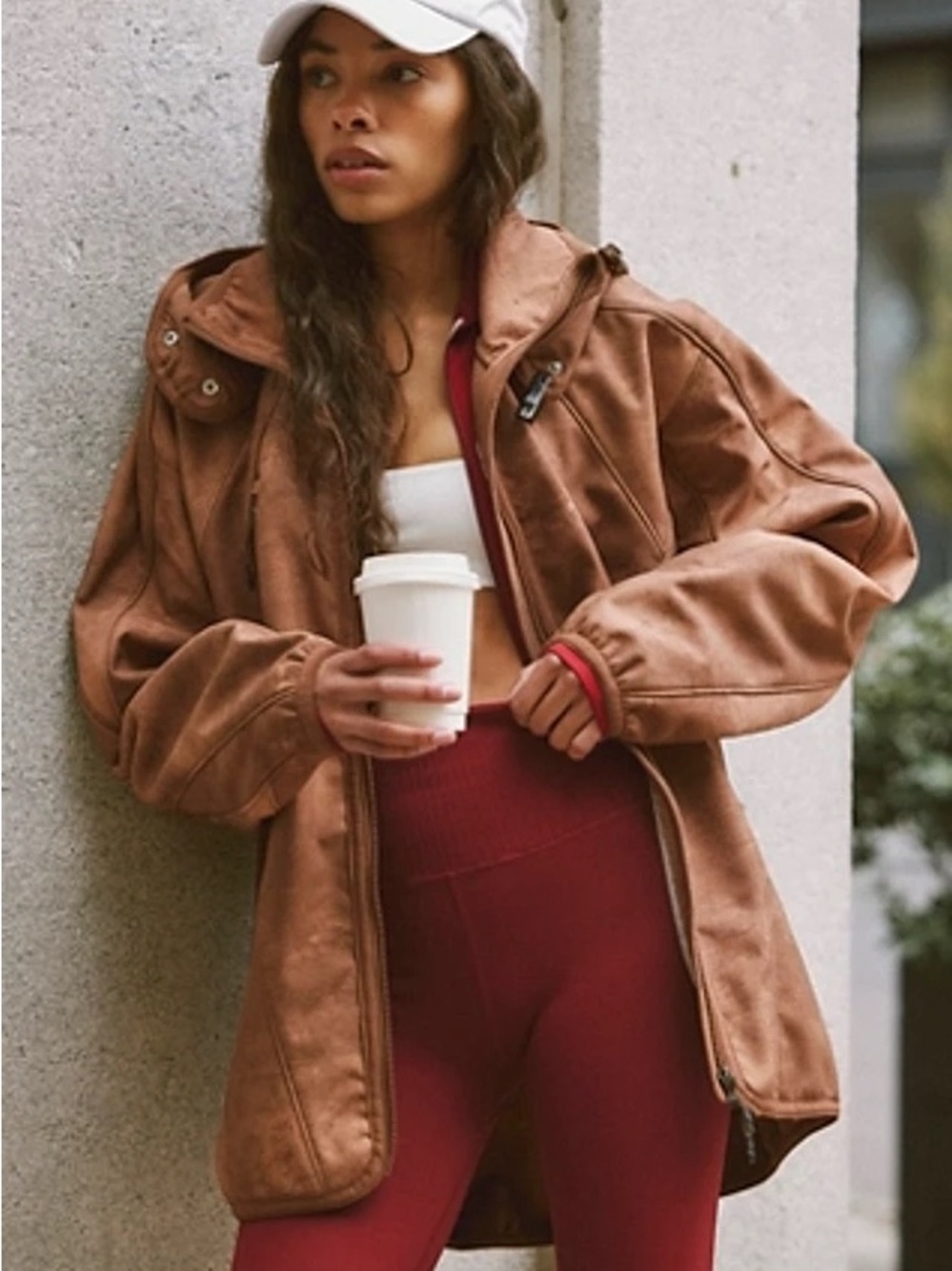 Nwt msrp 228 Free People Oversized FP Movement Canyon Crushin' Jacket